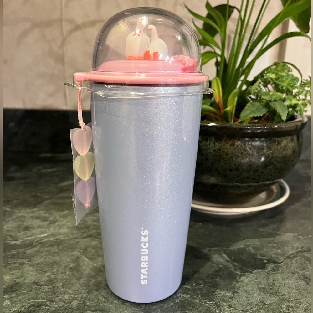 *NWT* Starbucks Hong Kong Jelly Collectors Duckies Stainless Steel Tumbler 16 oz